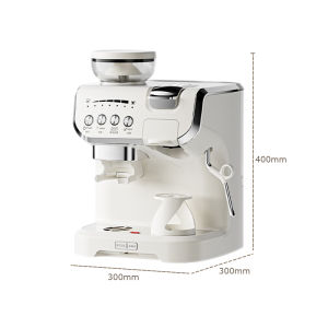 SUBURB 15 Bar Automatic Espresso Coffee Maker Machine Capsule Coffee Machine with Grind and Steam Milk Foam 2L Water Tank Multifunctional Machine