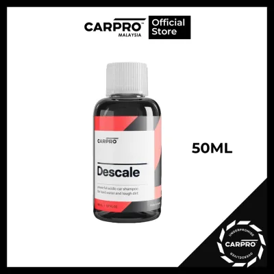 CARPRO Descale (50ml) - Powerful & Versatile Acidic Car Shampoo for Hard Water and Tough Dirt
