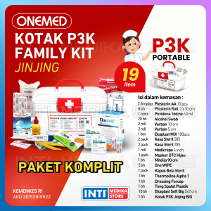 ONEMED - Kotak P3K Set Jinjing FAMILY KIT Lengkap Isi 19 Item | Perawatan Luka Portable