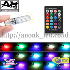 Lampu sen Remot / Lampu sen/senja RGB Motor/Mobil / Lampu LED Sein RGB Remote