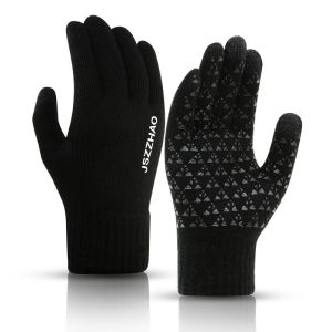 SERENEGLOW Mùa đông Găng tay cảm ứng với ấm Fluffy lót và Windproof băng quấn đàn hồi cho thể thao ngoài trời và sử dụng thường nhật