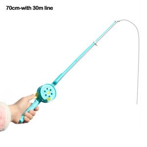 BETTERFORM Winter Ice Fishing Rods Spinning Retractable Ice Fishing Rod High Quality 35/40/75/80cm Ice Fishing Pen Pole Winter