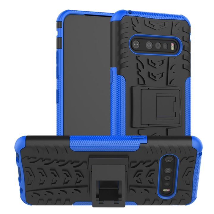 Cover For LG V60 Case 6.8 inch Rubber Bumper Dual Layer Armor Cover For ...