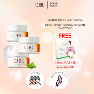 CJBC Watery Luster Lazy Cream Complexion Beli 3 Lebih Hemat Krim Pelembab untuk Semua Jenis Kulit