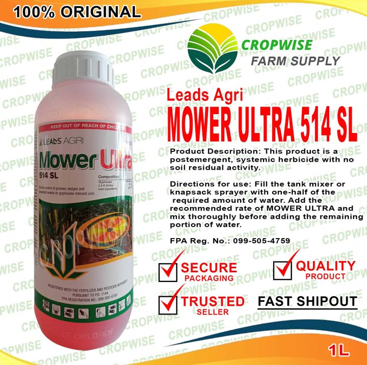 Leads Agri MOWER ULTRA 514 SL Herbicide Liter | Lazada PH