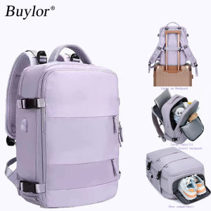 Buylor Travel Backpack for Women 40x25x17 Airplane Cabin Backpack Carry-On Luggage 14inch Laptop Backpack Casual Schoolbackpack2026