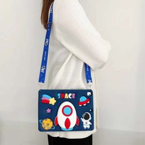 xqxm Casing Lanyard Pop Up Samsung Tab A9/ A9+/ A7 Lite/ A8 x205/A 8.0 T295 Soft Case Standing Imut Lucu Terbaru