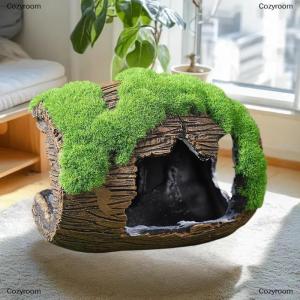 [COD] Cozyroom Aquarium Barrel Decoration Fish Shrimp Shelter Fish Tank Resin Barrel Ornaments Fish And Shrimp Hiding Cave Aquarium Landscaping