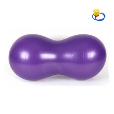 LABAICAI Dày hơn Bóng đậu phộng 4590CM Chống nổ Bóng tập thể dục Yoga Đa chức năng Bơm hơi Bóng tập Pilates Yoga Tập thể dục tại nhà