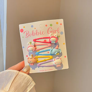 Girls Candy-colour Bb Hair Clips with Cartoon Flowers for Side Bangs Children and Babies Verified Details: plastic resin crystal Product Type and Intended Use Follow the Verified Original