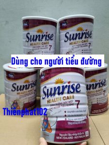 (Giá khuyến mãi) Sữa bột Sunrise Health Care dành cho người bị tiểu đường  tiền tiểu đường (hộp 900g)