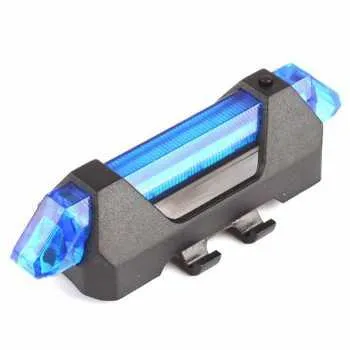 Lampu Belakang Sepeda LED USB Rechargeable 500 mAh 15 Lumens Lampu Sepeda 5 LED Taillight Rechargeable