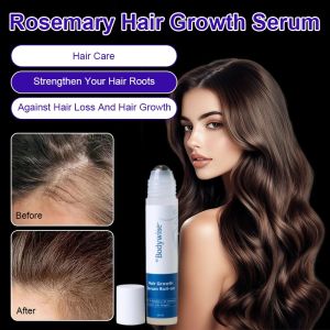 Rosemary Hair Roll-on Essence Hair Growth essence Hair Serum  Hair Nourishing Liquid Essence Revitalizes Nourishes Strengthens Hair Roots Preventing Hair Loss Promoting Hair Growth生发精华