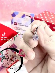 Bông Tai Khoen bạc 925 hạt đá lung linh
