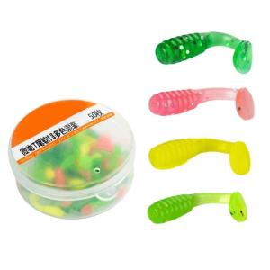 50 cái mồi câu cá cho nước ngọt nước mặn đuôi mái chèo swimbaits Mồi câu cá nhân tạo Mồi câu cá cho mồi bơi