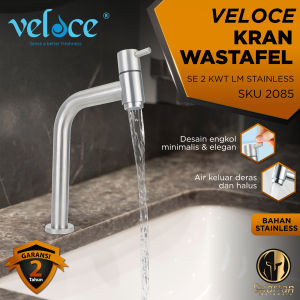 Kran Angsa Leher Wastafel Minimalis Sink Dapur Cuci Piring Full Stainless SUS 304 2085 Veloce