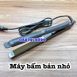 Máy bấm tóc HQ 838 bản nhỏ 5 mức chỉnh nhiệt 120-200°C đèn báo tình trạng dây 1.8m thiết kế nhỏ gọn chống dính an toàn cho tóc