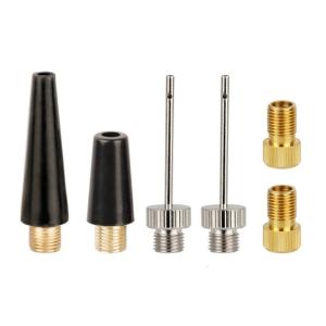 Bicycles Valves Adapter Set Balls Pump Replacement Air Nozzle Pump Adapter Air Pumps Accessories Easy to Use
