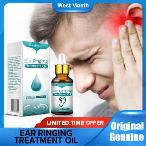West Month Ear Ringing Treatment Oil Ear Pruritus Liquid For Ear Infection  Human Tinnitus Medicine Ear Infection Treatment Tinnitus Relief Quick Effect Tinnitus Hearing Impairment Drops For Relieving Ringing Sound Ear Care Solution (10ml)