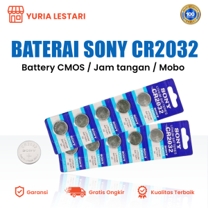 Baterai Batere battery SONY CR2032 CMOS Jam Timbangan Motherboard mobo murah