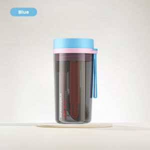 Orzbow 6-in-1 Portable Baby Bottle Brush Set for Travel Baby Milk Bottle silicone Brushes Feeding Bottle Cleaning Tools