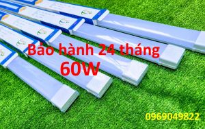 Bộ 2 Đèn Led Bán Nguyệt Đầu Vuông SHINY 1m2 120cm - 60W LED Siêu Sáng 6500K