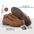 Sepatu Safety Pria Ujung Besi Sepatu Boots Proyek Lapangan Sepatu Sefty Kerja Sepatu Pria Hiking Ujung Besi Terbaru. 