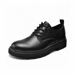 Asian Camel Mens Casual fashion Business Affairs Non-Slip Waterproof Soft Round head Leather student Formal Shoes - Footwear Boy