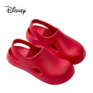 Disney รองเท้าแตะผู้หญิง รองเท้าหัวโต พื้นหนา เสริมส้น กันลื่น  เหมาะสำหรับทุกฤดูกาล