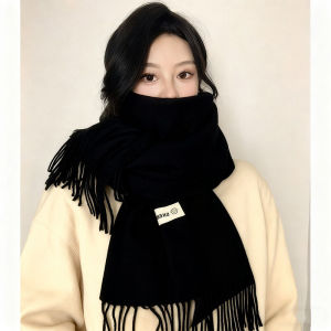 FCCgediao Wine Red Winter Womens Thick Warm Scarf