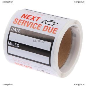 [COD] xiangshun 100ชิ้น ม้วนเปลี่ยนน้ำมัน เตือนการบริการสติกเกอร์หน้าต่างสติกเกอร์รถ