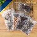 [10 Pcs] Plastik Klip Buram Flat I Sachet Buram Pouch I Plastik Ziplock I Kemasan Makanan  I Kemasan Aksesoris I Kemasan Sparepart. 