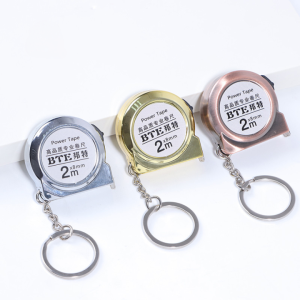 Thước dây cuộn mini thước cuộn mini 2m thước dây mini kèm móc khóa sang trọng thời trang tiện dụng - Happy Home 4U