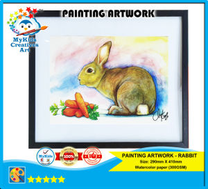 PAINTING THE RABBIT PREMIUM QUALITY PRINTING ARTWORK