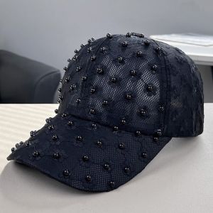 SFFGF Embroidery Lace Baseball Cap Adjustable Breathable Embroidered Flower Baseball Hat Casual Korean Style Mesh Peaked Hat Women