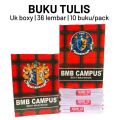 (10pc) BUKU TULIS CAMPUS 36 LEMBAR / BUKU KAMPUS BOXY PANJANG UKURAN BIG BOSS. 