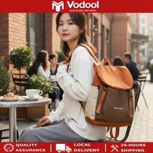 Travel Backpacks Color Blocking Book Bag for Women Fashion Ladies Casual College