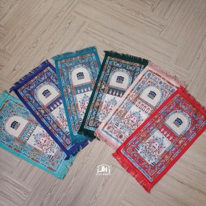 Sajadah Sujud Sajadah Muka Sajadah Travel Sajadah Mini Suede Oleh-oleh Haji Umroh Nabawi Jakarta