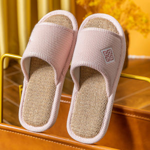 Thick-Soled Autumn Cotton And Linen Slippers For Women Indoor And Outdoor MenS Shoes Non-Slip Handmade Shoes Home Summer Slippers
