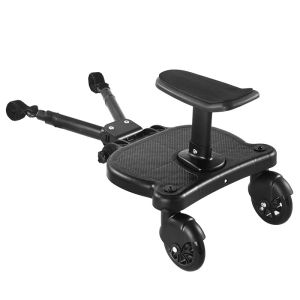 Two-in-one Baby Stroller Extension Stand Auxiliary Pedal Universal Design Ride On Stroller  2 in 1 Kid Stroller Board
