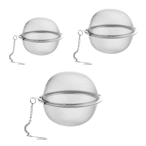 Unseamed Teas Infuser Ball With Fine Meshes Safe Nonrust Steel Durable Teas Brewing Tool