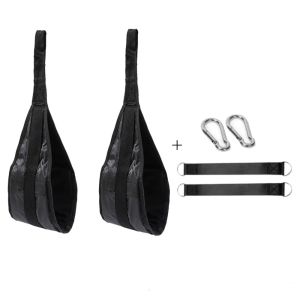 GOXBERK Rip-Resistant Fitness AB Sling Straps Hanging Leg Raiser Suspension Pull Up Ab Straps Pull Up Bar Training Belt Workout Support Belt Home Gym