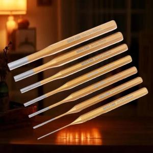 [ezrae Libun] 2-10mm Brass Punch Roll Pin Punch Tool Remover 150mm For Heavy Duty Chisel Cone Punch For Machinery Hand Tools