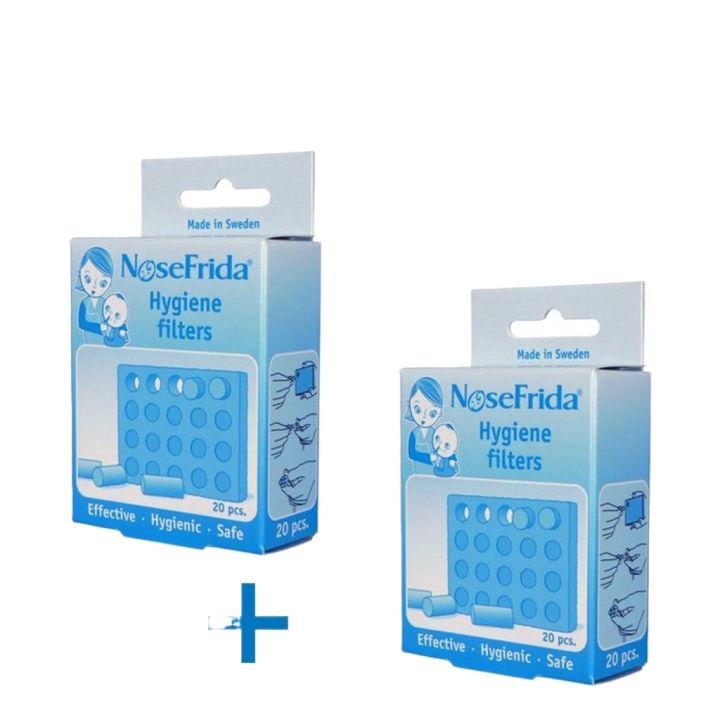 【COD5】 NoseFrida Hygiene Refill Filters (Box of 20) 2 PACKS ( Nose