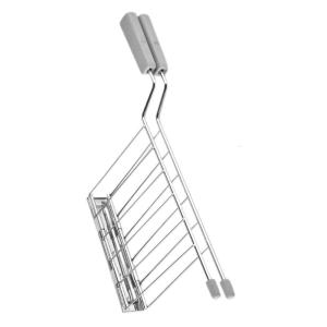 Efficient Stainless Steel Toaster Rack for Home Use and Breakfast Lovers Space Saving Bread Toast Holder Sandwich Cage
