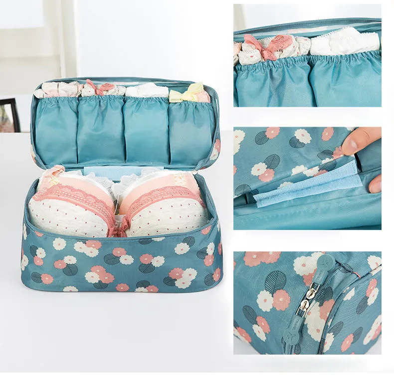 Travel Underwear Storage Bag, Portable Toiletry Bag Travel Underwear Bra  Lingerie Organizer, Storage Bag With Lingerie Bag, Waterproof Clothes  Storage With Zipper For Travel