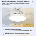 Jiditech Invisible Ceiling Fan Light Luxury Invisible Blade Fan Lamp E27 Interface With Remote Control Fan Lamp. 