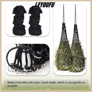 LEYOUFU Haylage Net Durable Horse Care Products Small Holed Hay Net Haynet Equipment