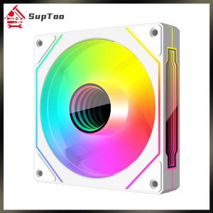 【จัดส่งในประเทศ】12 ซม. argb 5v 3pin 4 พิน pwm silent คอมพิวเตอร์ cooler พัดลมอินฟินิตี้กระจก CPU เคสพัดลมระบายความร้อนสำหรับ CPU cooler/radiator
