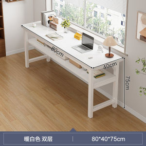 POWER HOUSE FITNESS Office Table Adjustable Computer and Gaming Desk for Home Office 100-160cm Double Deck Design